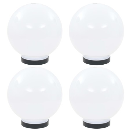 LED-Gartenleuchten 4 Stk. Kugelförmig 20 cm PMMA