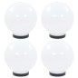 LED-Gartenleuchten 4 Stk. Kugelförmig 20 cm PMMA LED-Gartenleuchten 4 Stk. Kugelförmig 20 cm PMMA