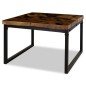 vidaXL Couchtisch Teak Harz 60 x 60 x 40 cm vidaXL Couchtisch Teak Harz 60 x 60 x 40 cm