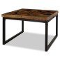 vidaXL Couchtisch Teak Harz 60 x 60 x 40 cm vidaXL Couchtisch Teak Harz 60 x 60 x 40 cm