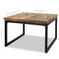vidaXL Couchtisch Teak Harz 60 x 60 x 40 cm vidaXL Couchtisch Teak Harz 60 x 60 x 40 cm