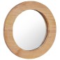 vidaXL Wandspiegel 40 cm Teak Rund vidaXL Wandspiegel 40 cm Teak Rund