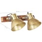 vidaXL Wandlampe Industriestil Messing 45x25 cm E27 vidaXL Wandlampe Industriestil Messing 45x25 cm E27