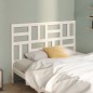 vidaXL Bett-Kopfteil Weiß 166x4x104 cm Massivholz Kiefer vidaXL Bett-Kopfteil Weiß 166x4x104 cm Massivholz Kiefer