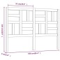 vidaXL Bett-Kopfteil Weiß 166x4x104 cm Massivholz Kiefer vidaXL Bett-Kopfteil Weiß 166x4x104 cm Massivholz Kiefer