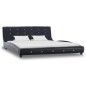 vidaXL Bett Memory-Schaum-Matratze Schwarz Kunstleder 160x200cm vidaXL Bett Memory-Schaum-Matratze Schwarz Kunstleder 160x200cm