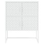 vidaXL Highboard Weiß 80x35x100 cm Stahl vidaXL Highboard Weiß 80x35x100 cm Stahl