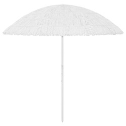 vidaXL Hawaii Sonnenschirm Weiß 300 cm