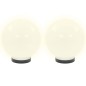 vidaXL LED-Gartenleuchten 2 Stk. Kugelförmig 20 cm PMMA vidaXL LED-Gartenleuchten 2 Stk. Kugelförmig 20 cm PMMA
