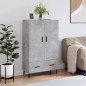 vidaXL Highboard Betongrau 69,5x31x115 cm Holzwerkstoff vidaXL Highboard Betongrau 69,5x31x115 cm Holzwerkstoff