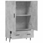 vidaXL Highboard Betongrau 69,5x31x115 cm Holzwerkstoff vidaXL Highboard Betongrau 69,5x31x115 cm Holzwerkstoff