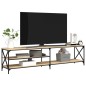 vidaXL TV-Schrank Sonoma-Eiche 200x40x50 cm Holzwerkstoff und Metall vidaXL TV-Schrank Sonoma-Eiche 200x40x50 cm Holzwerkstoff und Metall
