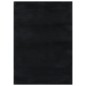vidaXL Teppich Waschbar Flauschig Kurzflor 120x170 Rutschfest Schwarz vidaXL Teppich Waschbar Flauschig Kurzflor 120x170 Rutschfest Schwarz