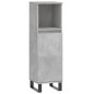 vidaXL Badschrank Betongrau 30x30x100 cm Holzwerkstoff vidaXL Badschrank Betongrau 30x30x100 cm Holzwerkstoff