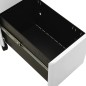 vidaXL Aktenschrank mit Rollen Hellgrau 30x45x59 cm Stahl vidaXL Aktenschrank mit Rollen Hellgrau 30x45x59 cm Stahl