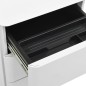 vidaXL Aktenschrank mit Rollen Hellgrau 30x45x59 cm Stahl vidaXL Aktenschrank mit Rollen Hellgrau 30x45x59 cm Stahl