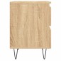 vidaXL Nachttische 2 Stk. Sonoma-Eiche 40x35x50 cm Holzwerkstoff vidaXL Nachttische 2 Stk. Sonoma-Eiche 40x35x50 cm Holzwerkstoff