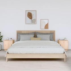 vidaXL Nachttische 2 Stk. 40x34x45 cm Massivholz Kiefer