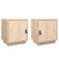 vidaXL Nachttische 2 Stk. 40x34x45 cm Massivholz Kiefer vidaXL Nachttische 2 Stk. 40x34x45 cm Massivholz Kiefer