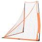 vidaXL Baseball-Netz Tragbar Orange Schwarz 183x182x183 cm Stahl vidaXL Baseball-Netz Tragbar Orange Schwarz 183x182x183 cm Stahl
