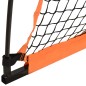 vidaXL Baseball-Netz Tragbar Orange Schwarz 183x182x183 cm Stahl vidaXL Baseball-Netz Tragbar Orange Schwarz 183x182x183 cm Stahl