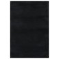 vidaXL Teppich Waschbar Flauschig Kurzflor 160x230 Rutschfest Schwarz vidaXL Teppich Waschbar Flauschig Kurzflor 160x230 Rutschfest Schwarz