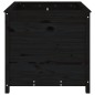 vidaXL Pflanzkübel Schwarz 82,5x82,5x78 cm Massivholz Kiefer vidaXL Pflanzkübel Schwarz 82,5x82,5x78 cm Massivholz Kiefer