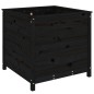 vidaXL Pflanzkübel Schwarz 82,5x82,5x78 cm Massivholz Kiefer vidaXL Pflanzkübel Schwarz 82,5x82,5x78 cm Massivholz Kiefer