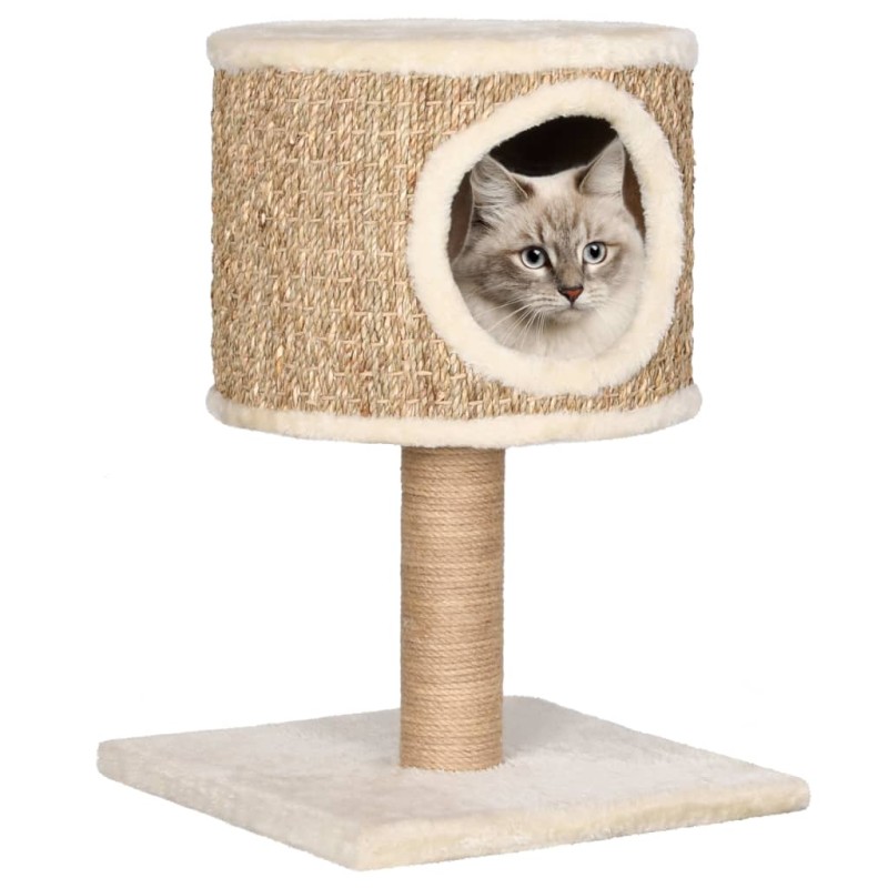 vidaXL Katzen-Kratzbaum mit Katzenhöhle 52 cm Seegras vidaXL Katzen-Kratzbaum mit Katzenhöhle 52 cm Seegras