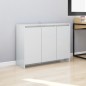 vidaXL Sideboard Hochglanz-Weiß 102x33x75 cm Holzwerkstoff vidaXL Sideboard Hochglanz-Weiß 102x33x75 cm Holzwerkstoff