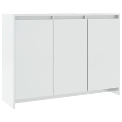vidaXL Sideboard Hochglanz-Weiß 102x33x75 cm Holzwerkstoff