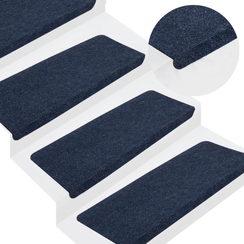 vidaXL Stufenmatten Selbstklebend 15 Stk. 65x24,5x3,5 cm Blau vidaXL Stufenmatten Selbstklebend 15 Stk. 65x24,5x3,5 cm Blau