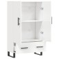 vidaXL Highboard Hochglanz-Weiß 69,5x31x115 cm Holzwerkstoff vidaXL Highboard Hochglanz-Weiß 69,5x31x115 cm Holzwerkstoff