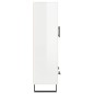 vidaXL Highboard Hochglanz-Weiß 69,5x31x115 cm Holzwerkstoff vidaXL Highboard Hochglanz-Weiß 69,5x31x115 cm Holzwerkstoff