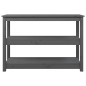 vidaXL Konsolentisch Grau 110x40x74 cm Massivholz Kiefer vidaXL Konsolentisch Grau 110x40x74 cm Massivholz Kiefer