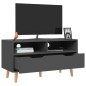 vidaXL TV-Schrank Grau 90x40x48,5 cm Holzwerkstoff vidaXL TV-Schrank Grau 90x40x48,5 cm Holzwerkstoff