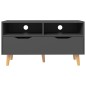 vidaXL TV-Schrank Grau 90x40x48,5 cm Holzwerkstoff vidaXL TV-Schrank Grau 90x40x48,5 cm Holzwerkstoff