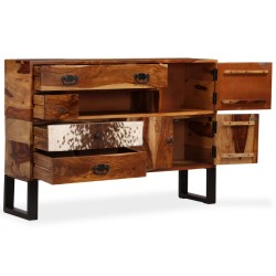 vidaXL Sideboard Massivholz 115 x 30 x 80 cm