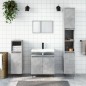 vidaXL Badschrank Betongrau 58 x 33 x 60 cm Holzwerkstoff vidaXL Badschrank Betongrau 58 x 33 x 60 cm Holzwerkstoff