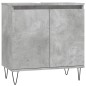 vidaXL Badschrank Betongrau 58 x 33 x 60 cm Holzwerkstoff vidaXL Badschrank Betongrau 58 x 33 x 60 cm Holzwerkstoff