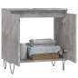 vidaXL Badschrank Betongrau 58 x 33 x 60 cm Holzwerkstoff vidaXL Badschrank Betongrau 58 x 33 x 60 cm Holzwerkstoff