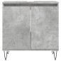 vidaXL Badschrank Betongrau 58 x 33 x 60 cm Holzwerkstoff vidaXL Badschrank Betongrau 58 x 33 x 60 cm Holzwerkstoff