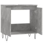 vidaXL Badschrank Betongrau 58 x 33 x 60 cm Holzwerkstoff vidaXL Badschrank Betongrau 58 x 33 x 60 cm Holzwerkstoff
