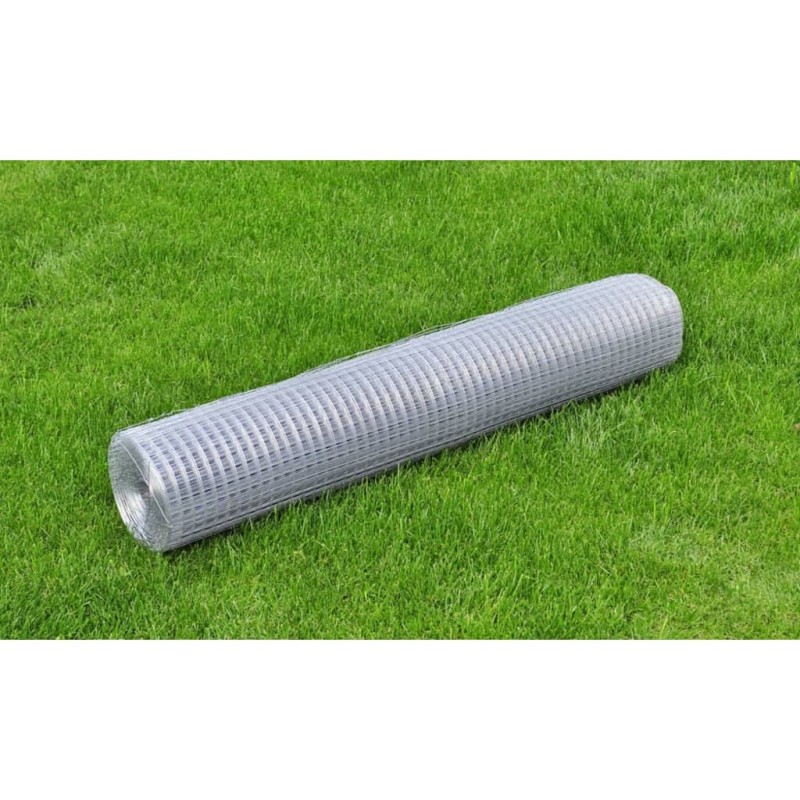 Maschendraht 4-Eck Drahtgitter Volierendraht 1mx10m, 0,75 mm dick Maschendraht 4-Eck Drahtgitter Volierendraht 1mx10m, 0,75 mm dick