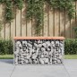 vidaXL Gartenbank aus Gabionen 83x31,5x42 cm Massivholz Douglasie vidaXL Gartenbank aus Gabionen 83x31,5x42 cm Massivholz Douglasie