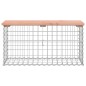 vidaXL Gartenbank aus Gabionen 83x31,5x42 cm Massivholz Douglasie vidaXL Gartenbank aus Gabionen 83x31,5x42 cm Massivholz Douglasie
