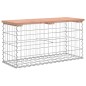 vidaXL Gartenbank aus Gabionen 83x31,5x42 cm Massivholz Douglasie vidaXL Gartenbank aus Gabionen 83x31,5x42 cm Massivholz Douglasie