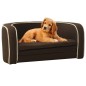 vidaXL Hundesofa Klappbar Braun 76x71x30 cm Leinen Waschbares Kissen vidaXL Hundesofa Klappbar Braun 76x71x30 cm Leinen Waschbares Kissen
