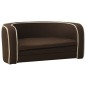 vidaXL Hundesofa Klappbar Braun 76x71x30 cm Leinen Waschbares Kissen vidaXL Hundesofa Klappbar Braun 76x71x30 cm Leinen Waschbares Kissen