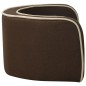 vidaXL Hundesofa Klappbar Braun 76x71x30 cm Leinen Waschbares Kissen vidaXL Hundesofa Klappbar Braun 76x71x30 cm Leinen Waschbares Kissen